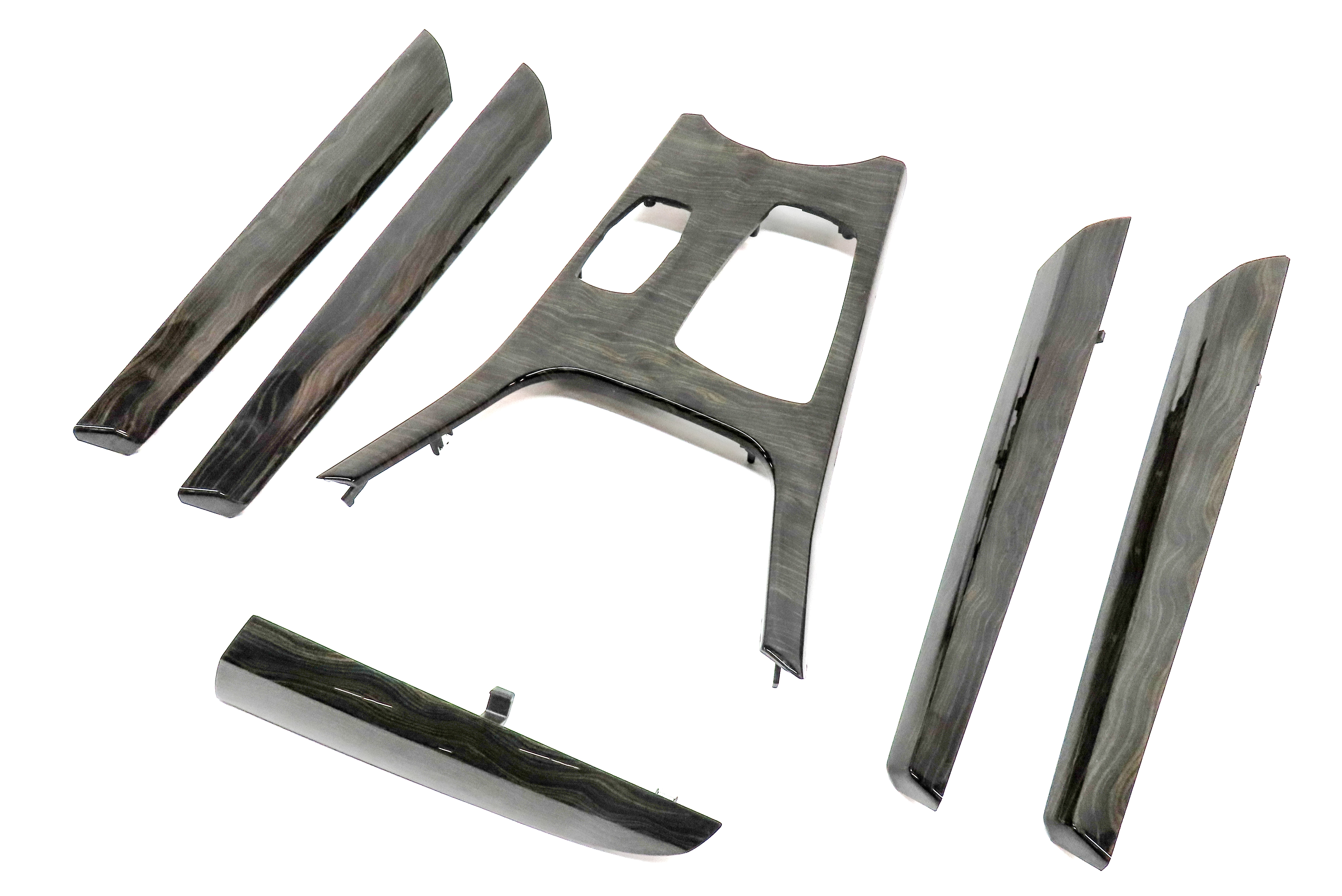 2014 BMW X3 (F25) INTERIOR DASH CENTER CONSOLE FRONT REAR DOOR TRIM SET/6 (Wave) — exact item pictured